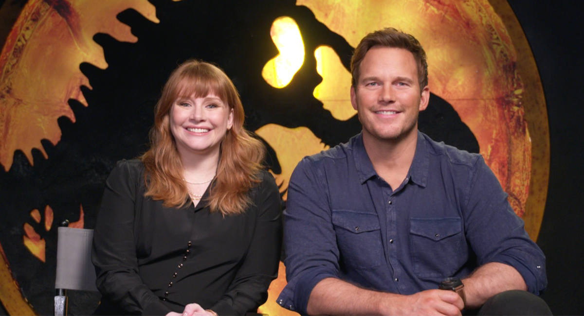 Bryce Dallas Howard and Chris Pratt.