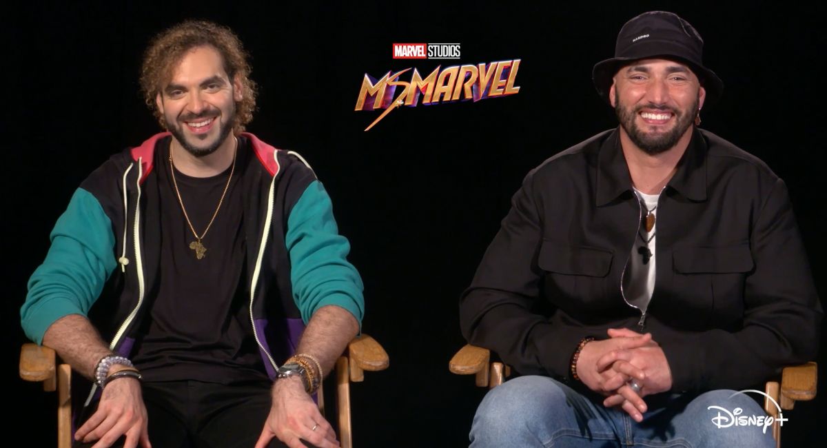 Directors Adil El Arbi and Bilall Fallah from Disney+’s ‘Ms. Marvel.’