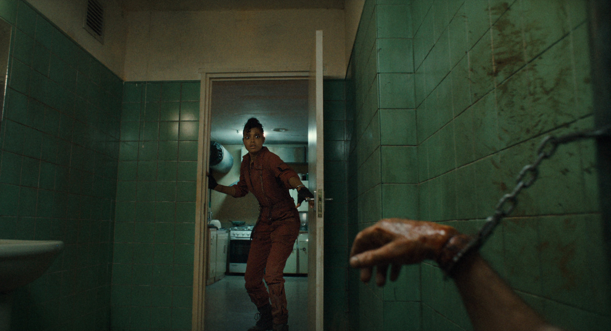 Ella Balinksa as Jade in 'Resident Evil.'
