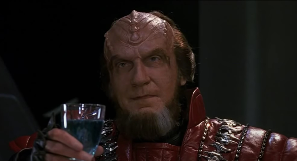 David Warner as Gorkon in 1991's 'Star Trek VI: The Undiscovered Country.'