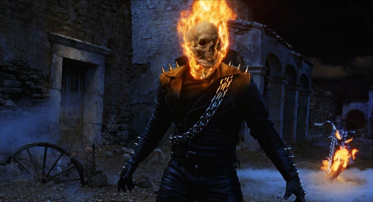 Nicolas Cage in 2007's 'Ghost Rider.'