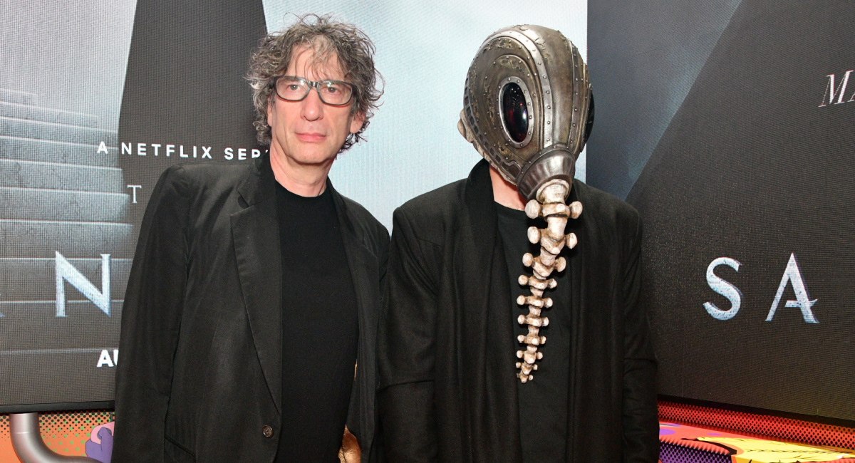 Comic book creator Neil Gaiman from Netflix's 'The Sandman' at San Diego Comic-Con 2022.