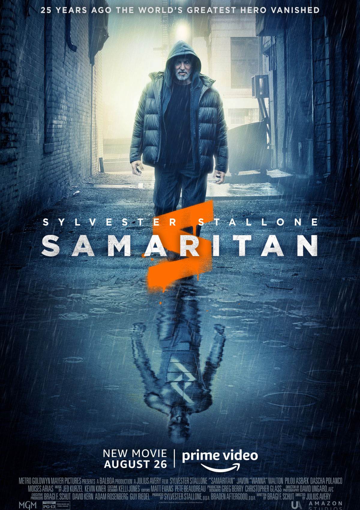 Sylvester Stallone as Joe Smith in 'Samaritan,' directed by Julius Avery, a Metro Goldwyn Mayer Pictures film.