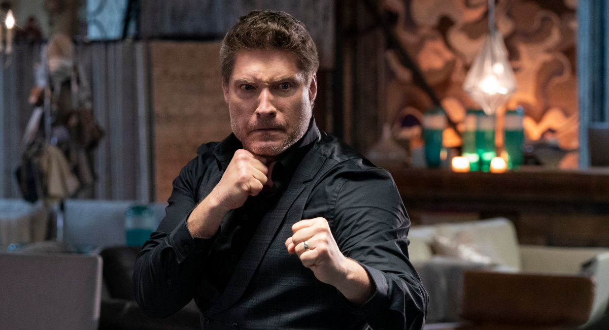 Sean Kanan as Mike Barnes in 'Cobra Kai.' Cr. Curtis Bonds Baker/Netflix © 2022.