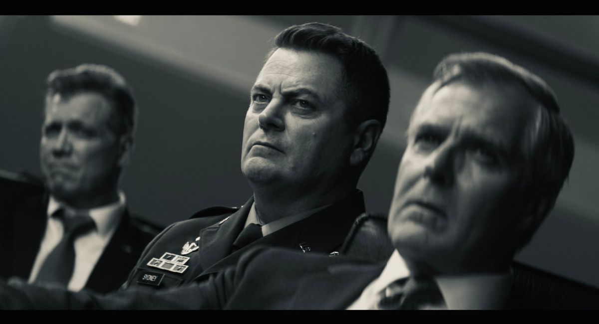Holt McCallany, Henry Czerny, and Nick Offerman in Paramount's 'Mission: Impossible – Dead Reckoning Part Two.'