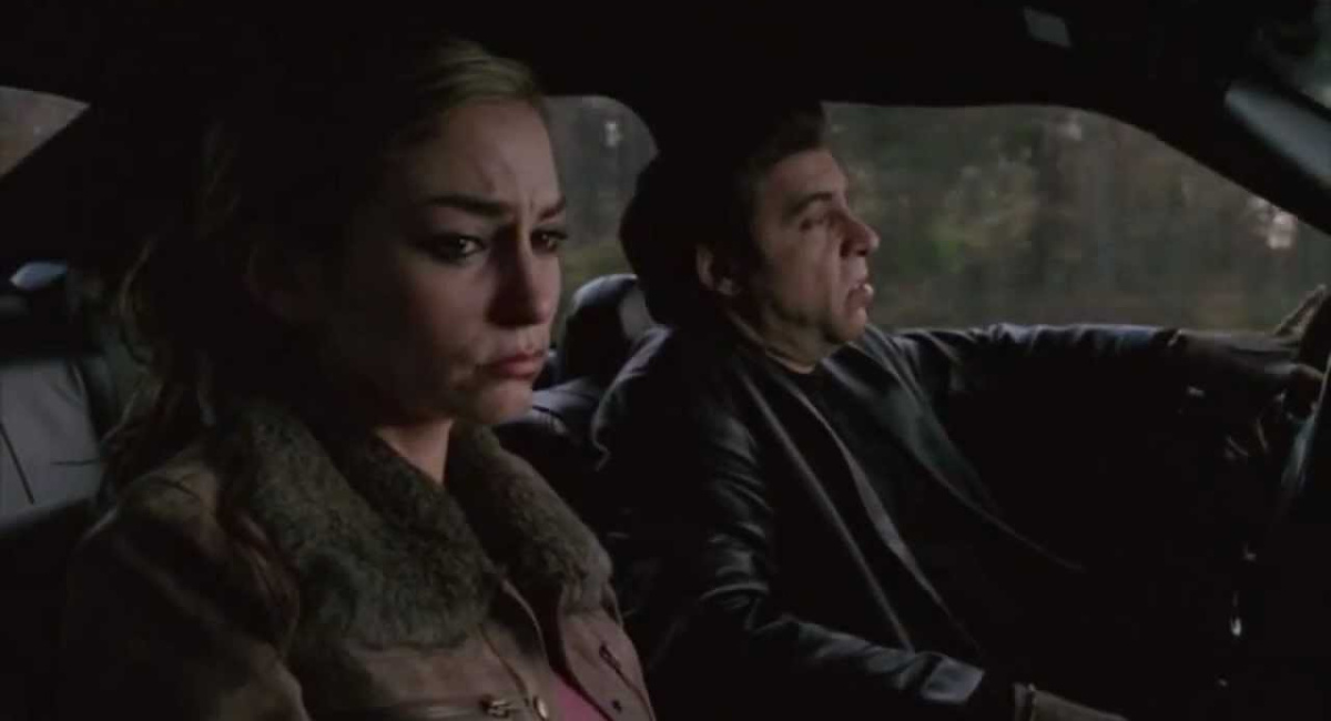 Drea de Matteo and Steven Van Zandt in HBO's 'The Sopranos.'