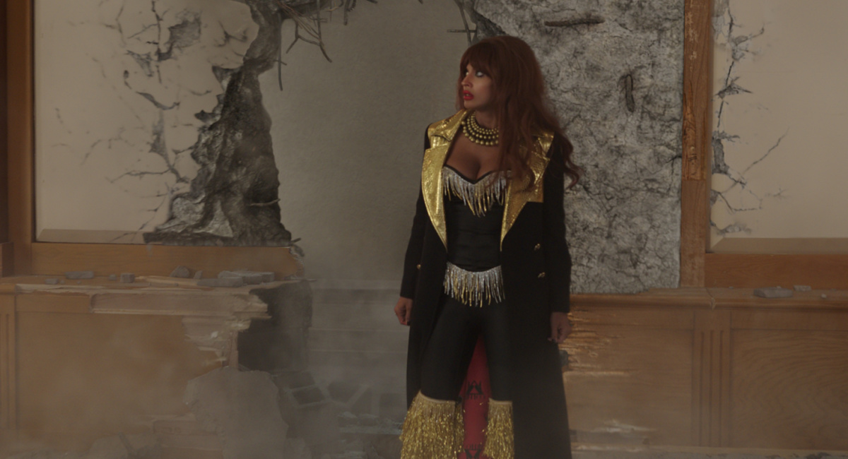 Jameela Jamil as Titania in Marvel Studios' 'She-Hulk: Attorney at Law.'