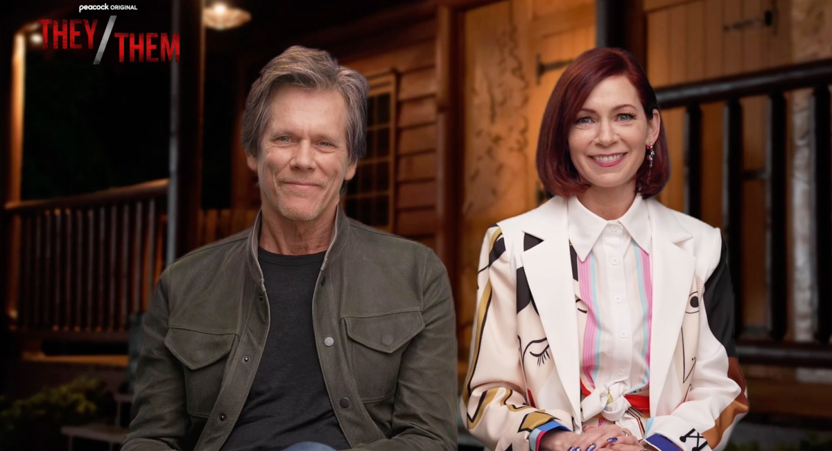 Kevin Bacon and Carrie Preston in Peacock's 'They/Them.