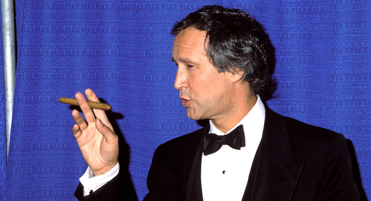 Chevy Chase during 1988 American Comedy Awards in Los Angeles, California, United States. Photo by Jeff Kravitz/FilmMa