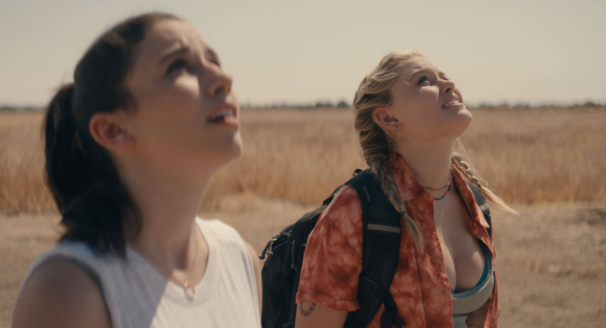 Grace Caroline Currey and Virginia Gardner in 'Fall.'