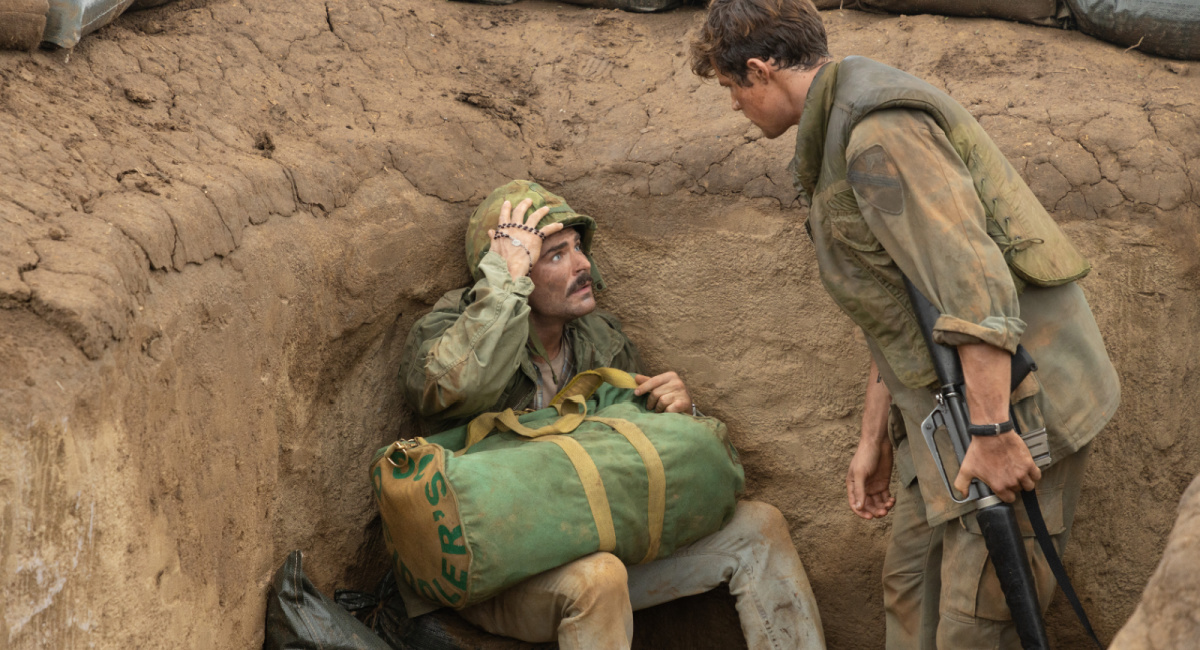 Zac Efron and Jake Picking in 'The Greatest Beer Run Ever,' premiering globally on September 30, 2022 on Apple TV+.