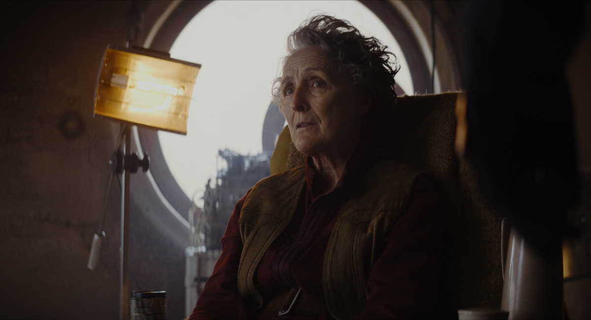 Maarva (Fiona Shaw) in Lucasfilm's 'Andor,' exclusively on Disney+. ©2022 Lucasfilm Ltd. & TM. All Rights Reserved.