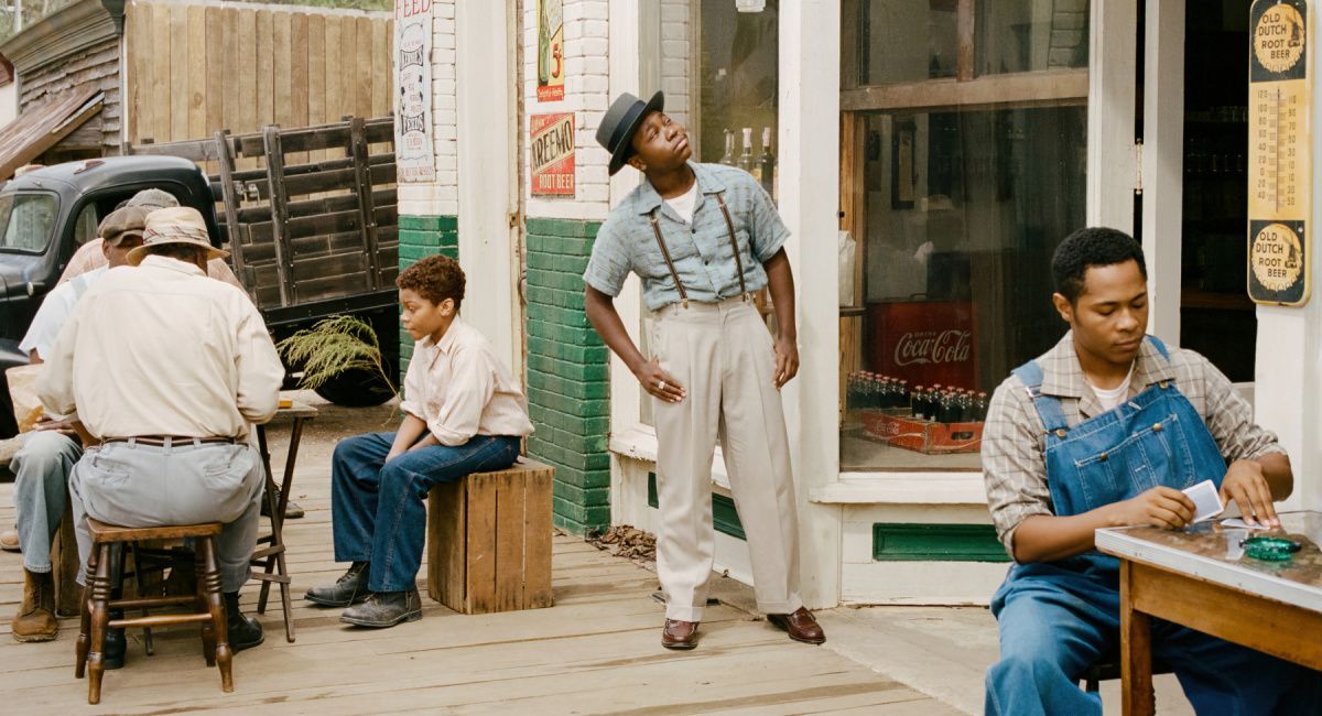 Jalyn Hall as Emmett Till in TILL, directed by Chinonye Chukwu, released by Orion Pictures.