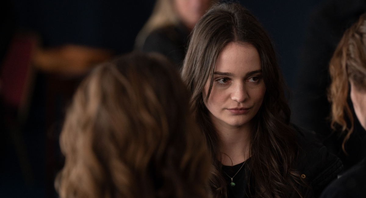 Aisling Franciosi as Sarah Murphy in A24's 'God's Creatures.'