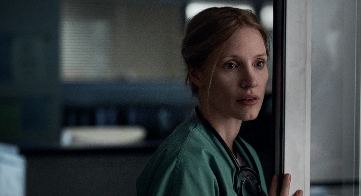 Jessica Chastain as Amy Loughren in Netflix's 'The Good Nurse.'