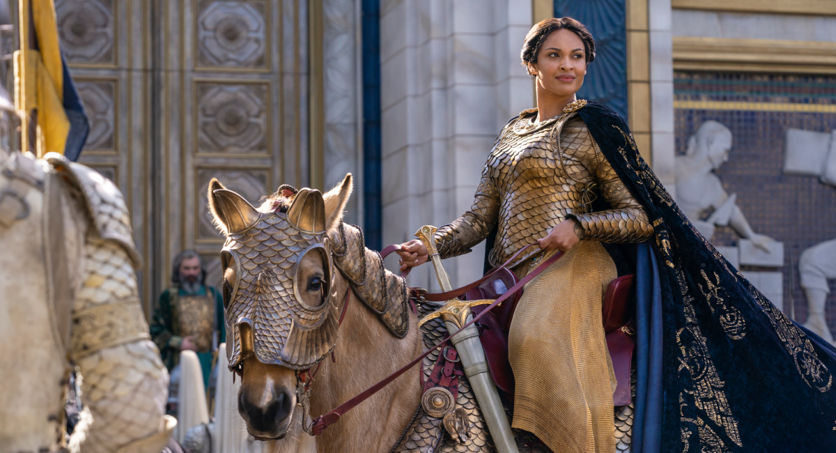 Cynthia Addai-Robinson (Queen Regent Míriel) in Prime Video's 'The Lord of the Rin