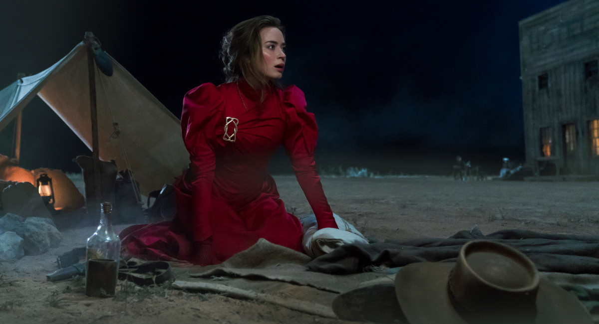 Emily Blunt in 'The English' which premieres November 11th on Prime Video.