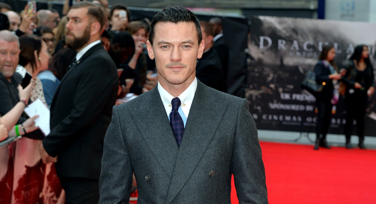 Luke Evans attends the UK Premiere of 'Dracula Untold'