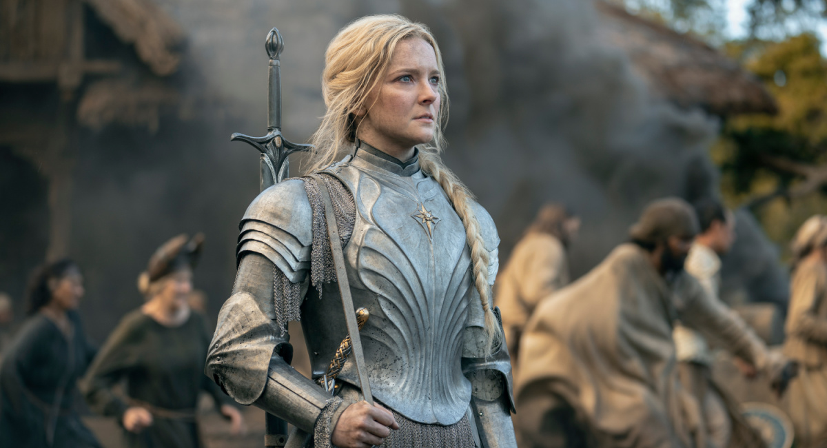 Morfydd Clark (Galadriel) in Prime Video's 'The Lord of the Rings: The Rings of Power.'