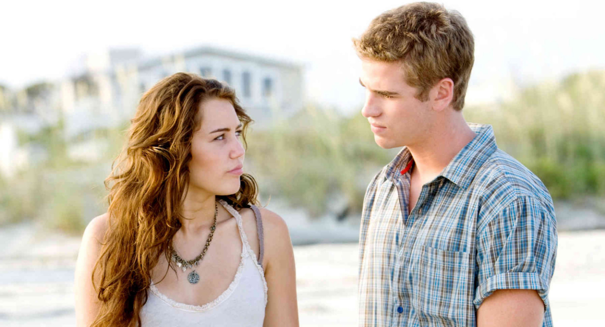 Miley Cyrus and Liam Hemsworth in 2010's 'The Last Song.'
