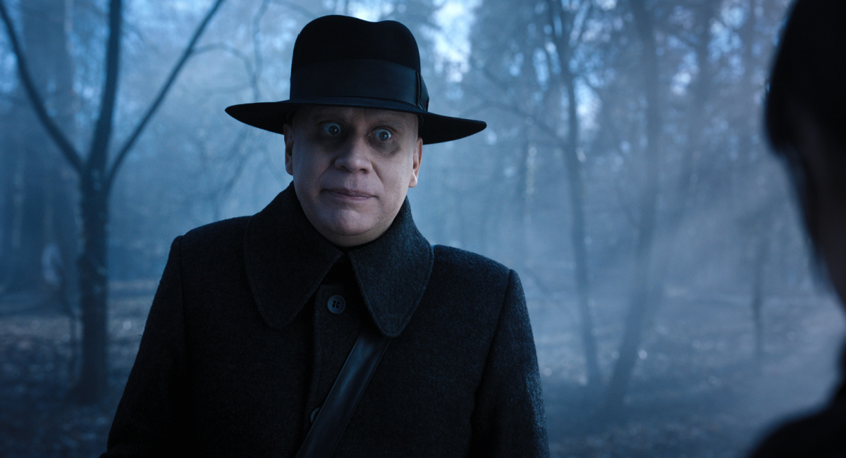 Fred Armisen as Uncle Fester in 'Wednesday.'