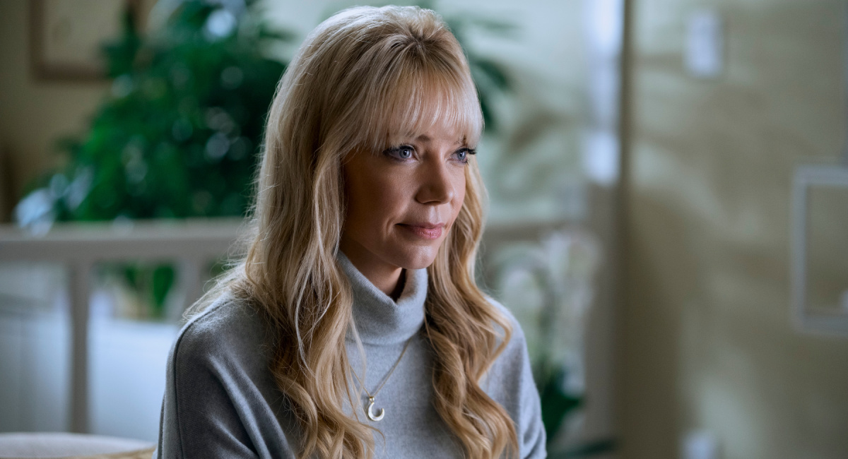 Riki Lindhome as Dr. Valerie Kinbott in 'Wednesday.'