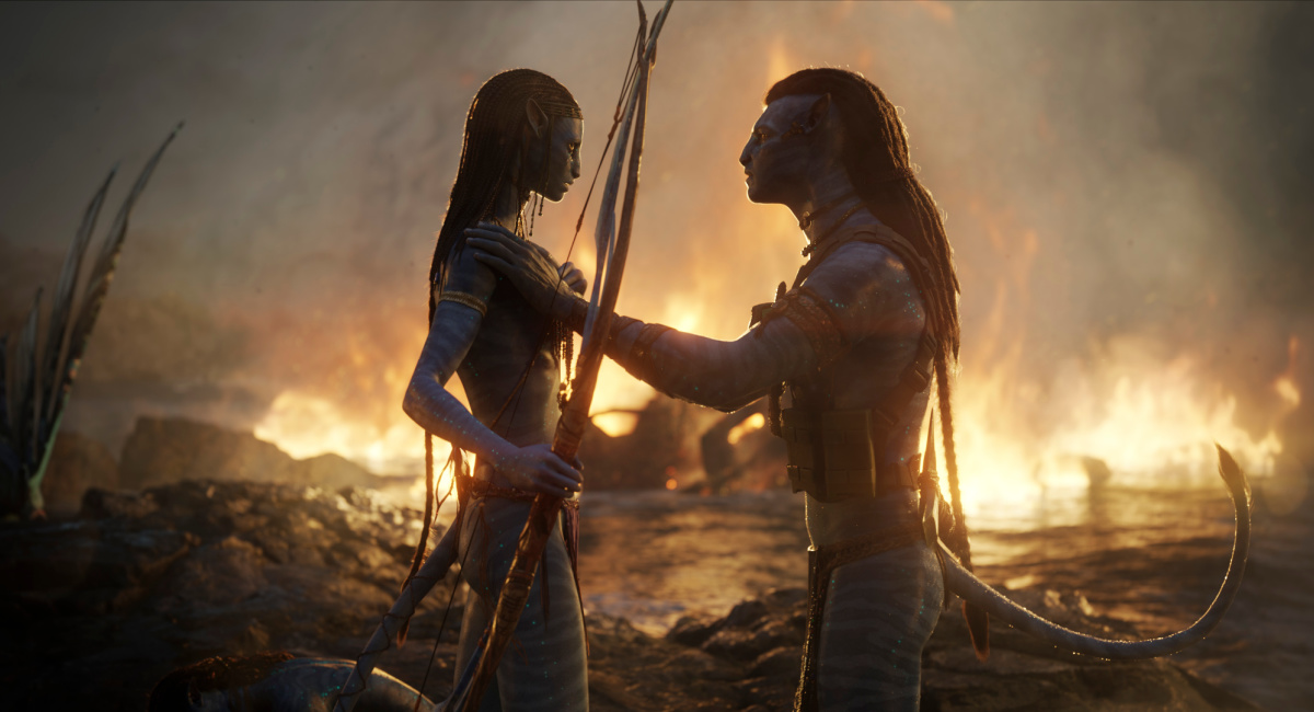 Neytiri and Jake Sully in 20th Century Studios' 'Avatar: The Way of Water.'