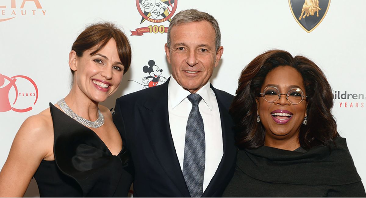 Jennifer Garner, Robert Iger, and Oprah Winfrey at the Save the Children’s Centennial Awards.