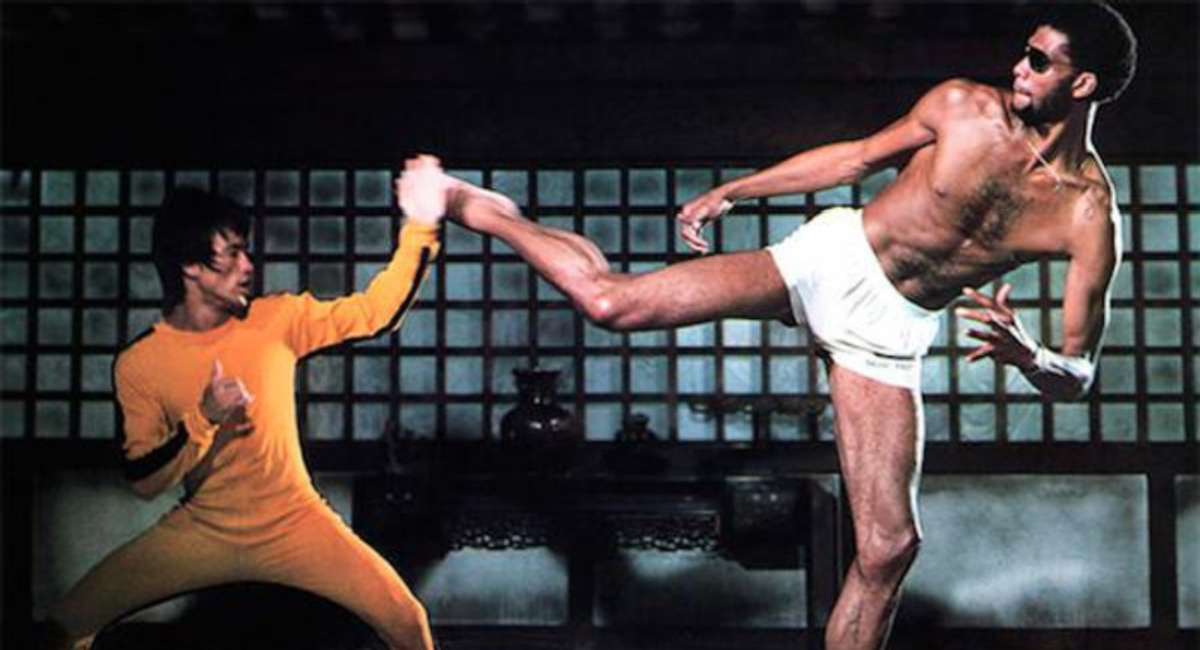 Bruce Lee and Kareem Abdul-Jabbar in 1972's 'Game of Death.'