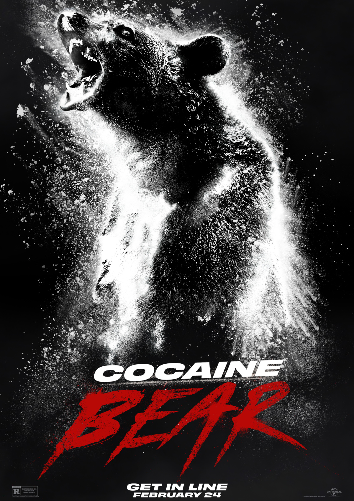 ‘Cocaine Bear’ will be open in theaters on February 24th.