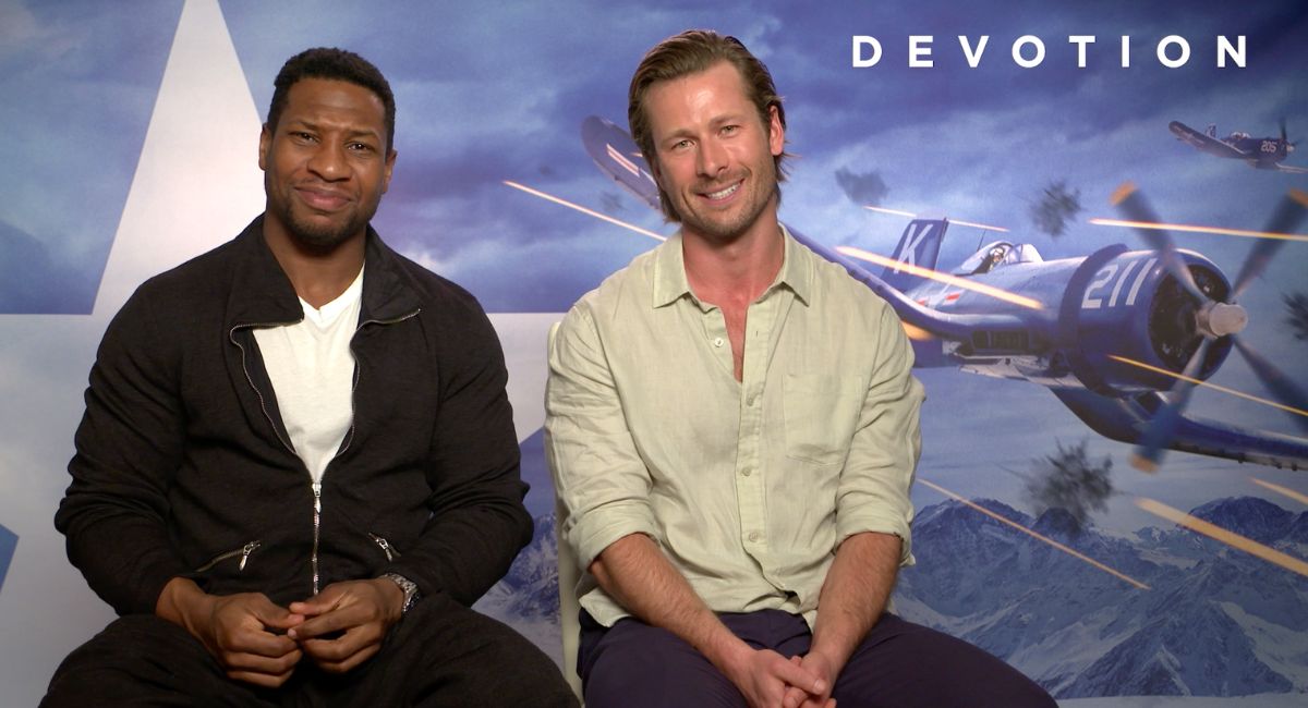 Jonathan Majors and Glen Powell star in Sony Pictures' 'Devotion.'