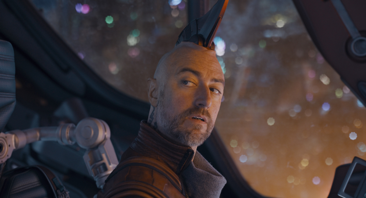 Sean Gunn as Kraglin in Marvel Studios' 'The Guardians of the Galaxy: Holiday Special,' exclusively on Disney+.