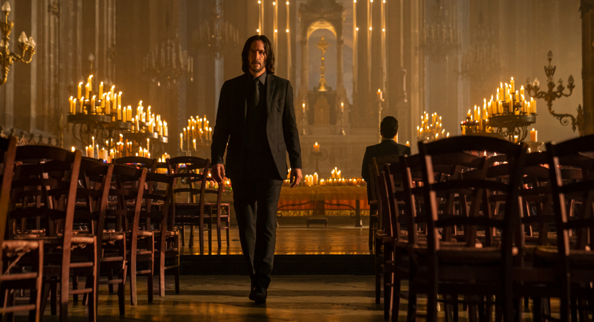 Keanu Reeves and Donnie Yen in 'John Wick: Chapter 4.'
