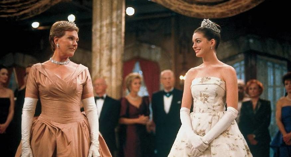 Julie Andrews and Anne Hathaway in 2001's 'The Princess Diaries'.