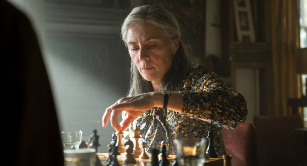 Saskia Reeves in 'Slow Horses' season 2, premiering December 2, 2022 on Apple TV+.