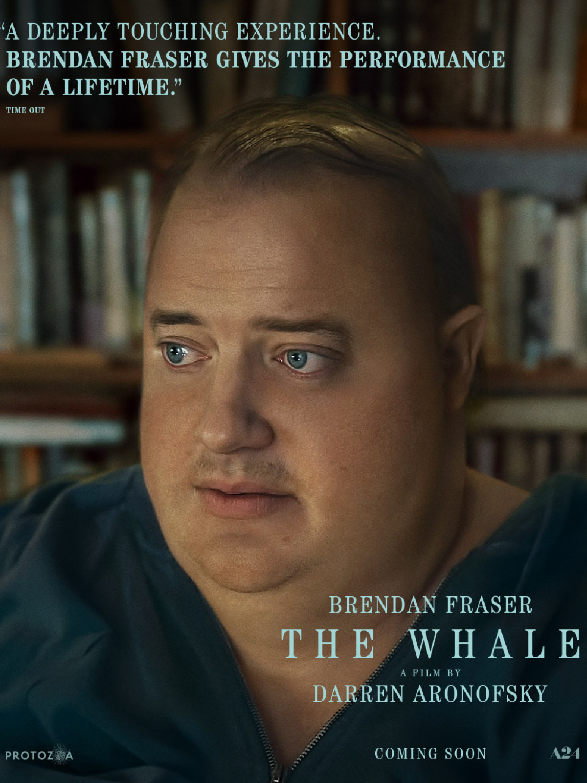 Director Darren Aronofsky's 'The Whale' from A24 opens in theaters on December 9th, 2022.