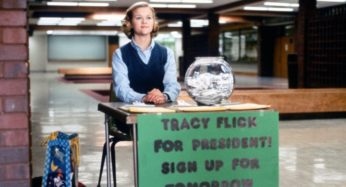 Reese Witherspoon as Tracy Enid Flick in director Alexander Payne's 'Election.'