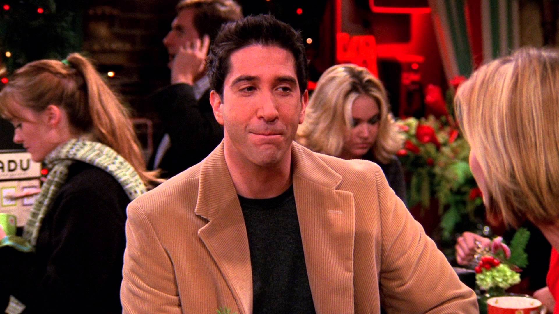 Ross talking to Mona about their relationship moving forward
