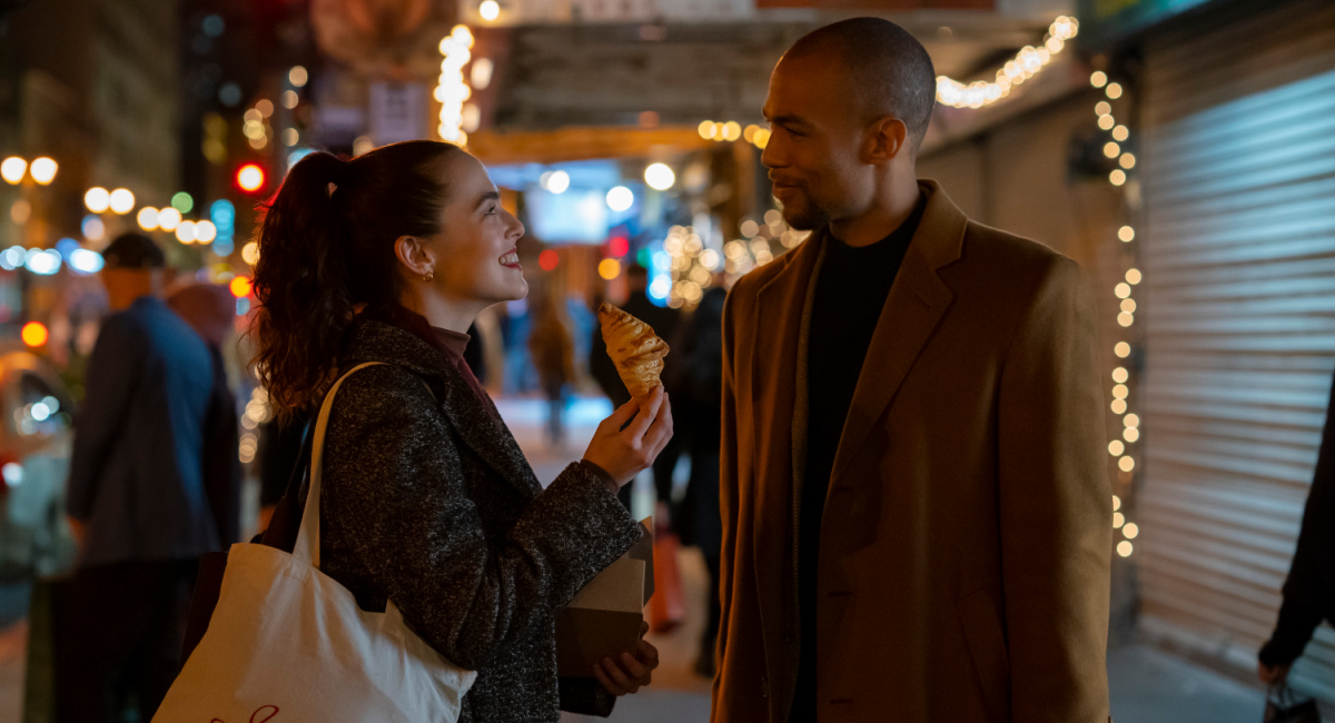 Zoey Deutch and Kendrick Sampson star in 'Something From Tiffany's.'