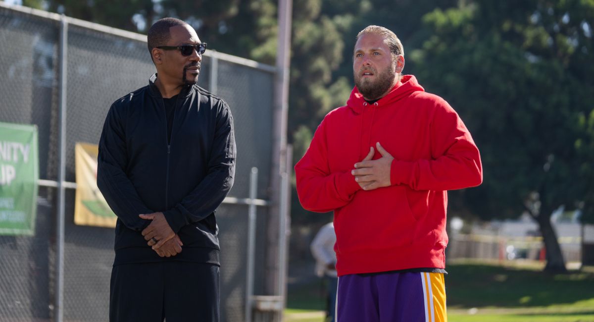 Eddie Murphy and Jonah Hill in 'You People.'
