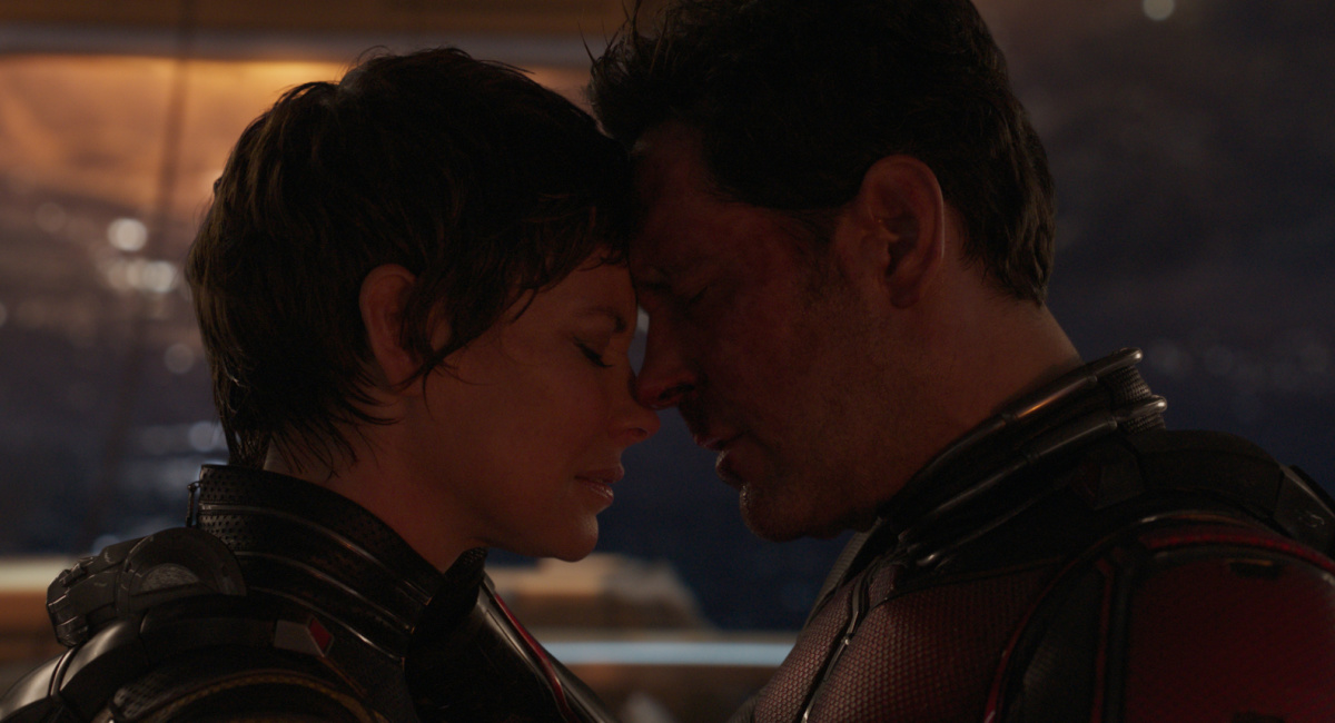 Evangeline Lilly as Hope van Dyne/Wasp and Paul Rudd as Scott Lang/Ant-Man in Marvel Studios' 'Ant-Man and the Wasp: Quantumania.'