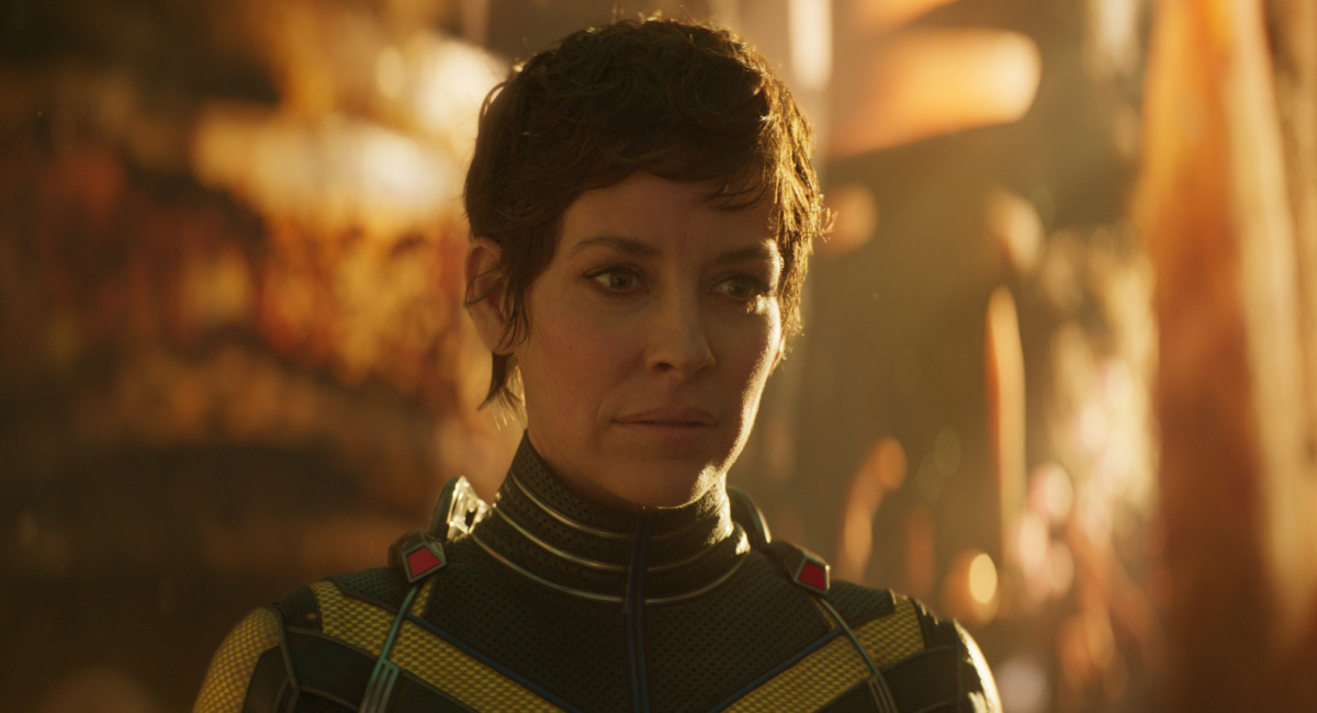 Evangeline Lilly as Hope van Dyne/Wasp in Marvel Studios' 'Ant-Man and the Wasp: Quantumania.'
