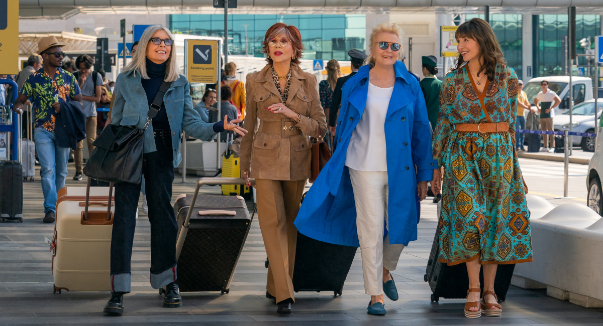 Diane Keaton stars as Diane, Jane Fonda as Vivian, Candice Bergen as Sharon and Mary Steenburgen as Carol in "Book Club: The Next Chapter,' a Focus Features release.