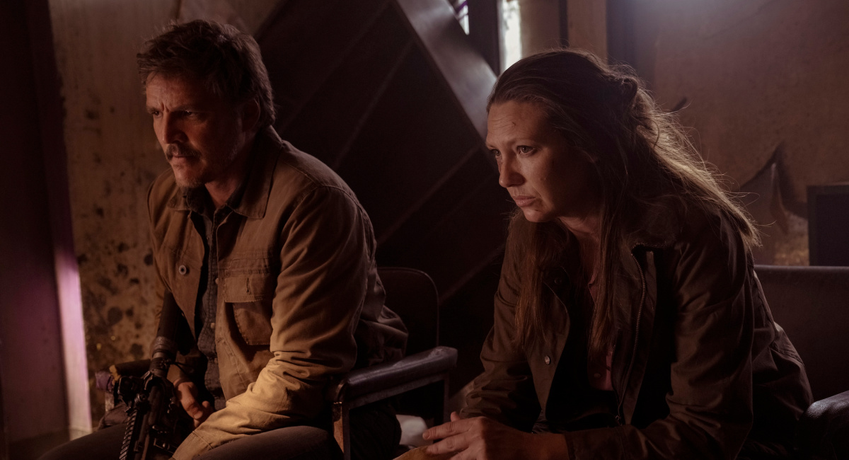 Pedro Pascal e Anna Torve em 'The Last of Us'.  Foto: Warner Media.