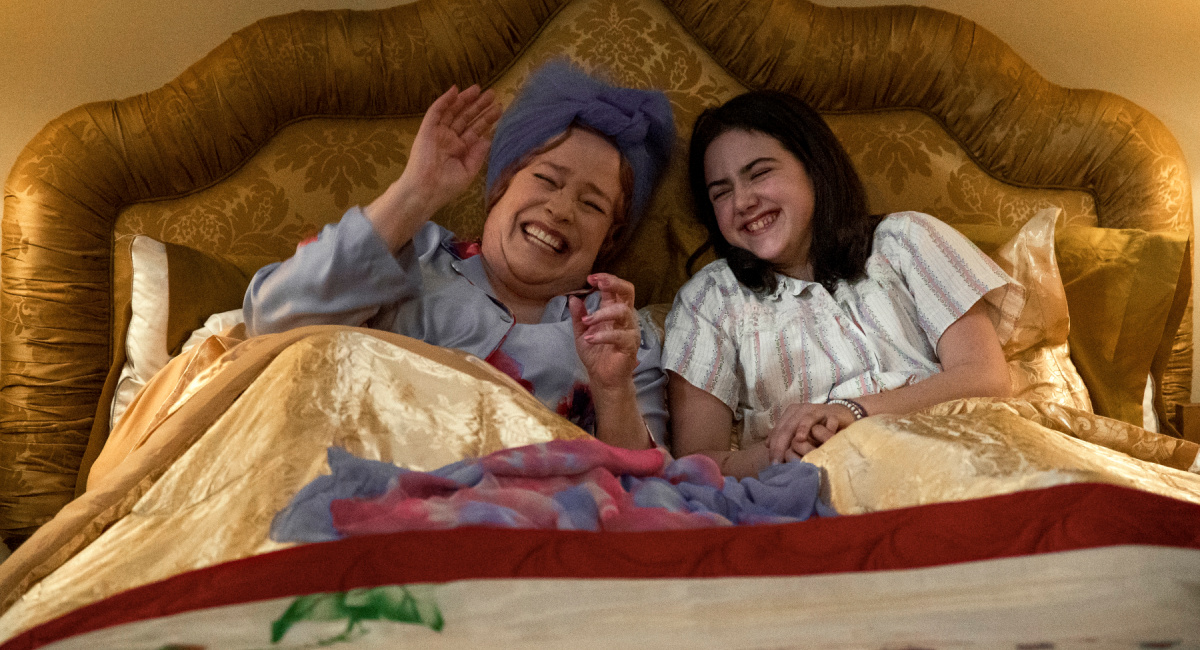 Kathy Bates as Sylvia Simon and Abby Ryder Fortson as Margaret Simon in 'Are You There God? It’s Me, Margaret.'