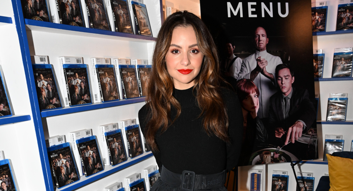 Aimee Carrero at 'The Menu' Blu-ray release party at the Blockbuster Pop Up in Hollywood, CA.