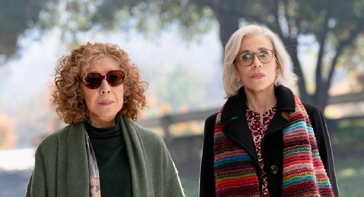 Lily Tomlin and Jane Fonda star in director Paul Weitz's 'Moving On.'