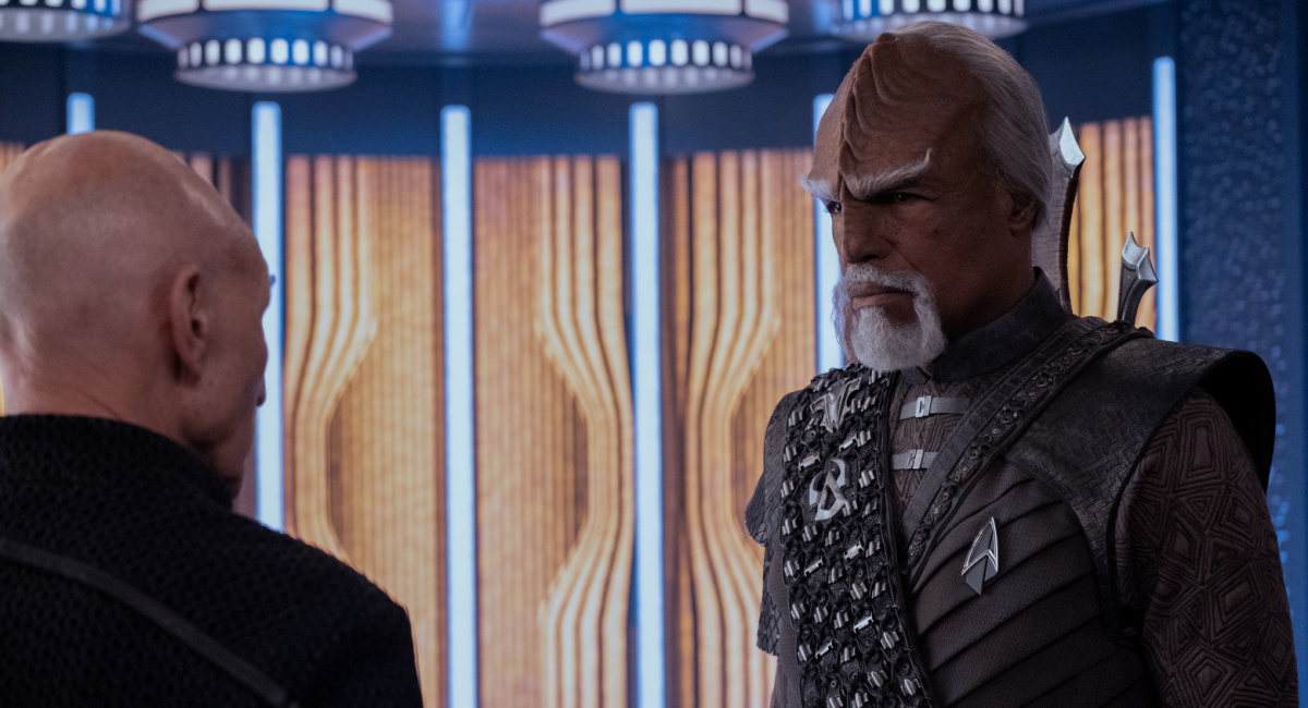 Michael Dorn as Worf on the Paramount+ original series 'Star Trek: Picard.'