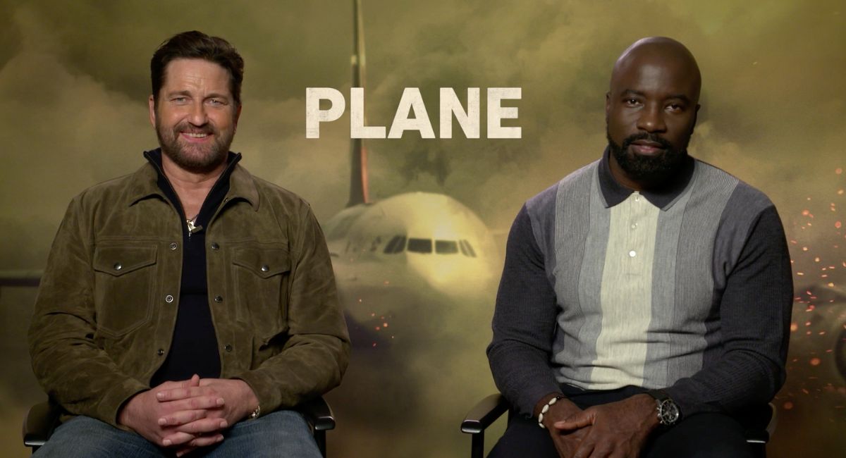 Gerard Butler and Mike Colter star in "Plane.'