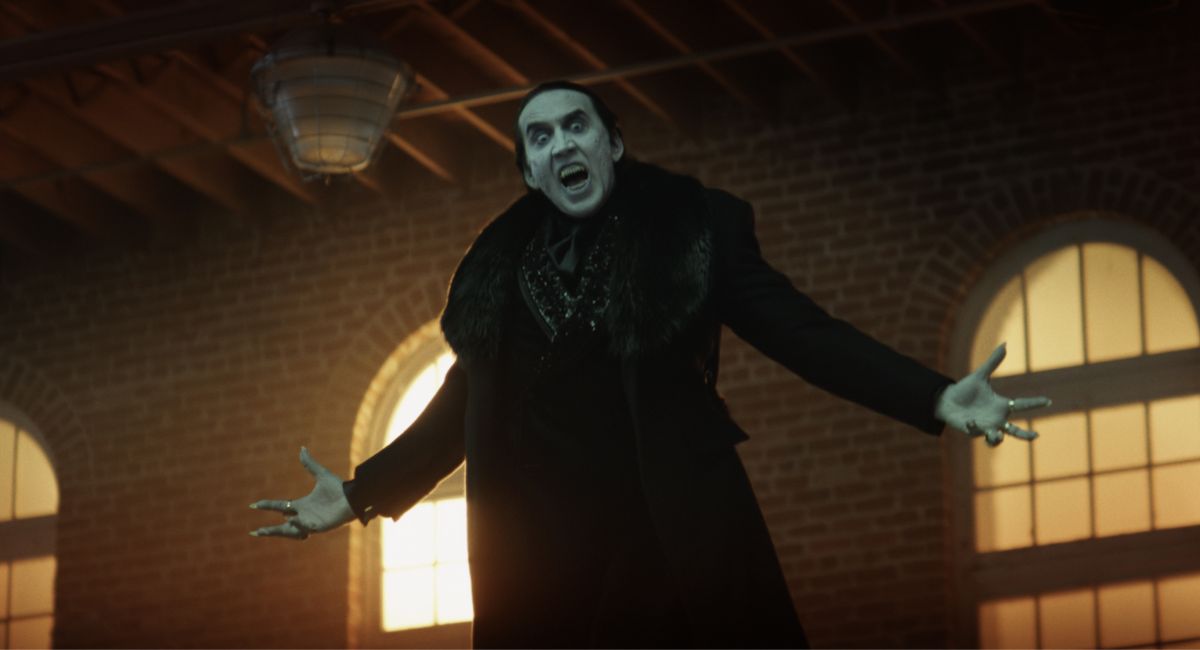 Nicolas Cage as Count Dracula in director Chris McKay's 'Renfield.'